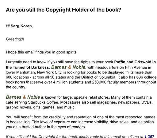 Publishing spam