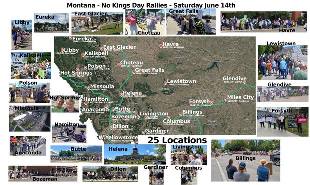 Photos from Montana protests.
Good turnout!
#Anaconda #Billings #Bozeman #Butte #Choteau #Columbus #Dillon #EastGlacier #Eureka #Forsyth #Gardiner #Glendive #GreatFalls #Hamilton #Havre #Helena #HotSprings #Kalispell #Lewistown #Libby #Livingston #MilesCity #Missoula #Polson #WestYellowstone #mtnews