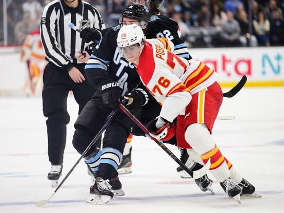 Calgary Flames' Martin Pospisil is heading to the Olympics