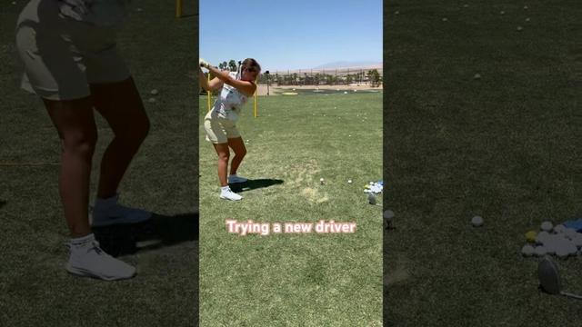 Should I put the trigger☺️? #cartgirl #golfers #golfswing #golf #golfgirls #golfer #golflesson #go