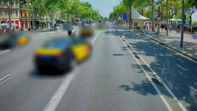 El sistema d'IA detecta els taxis i els vehicles que poden circular pel carril bus (3Cat)