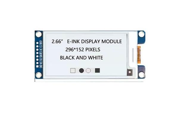 SPI 2.66" E-Paper E-Ink Display Module 296×152