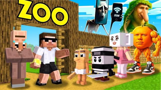 i Opened a Zoo for New Italian Brainrot in Minecraft..