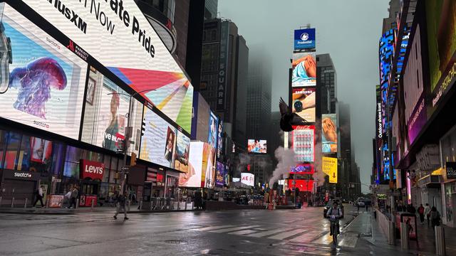 A view of Times Square