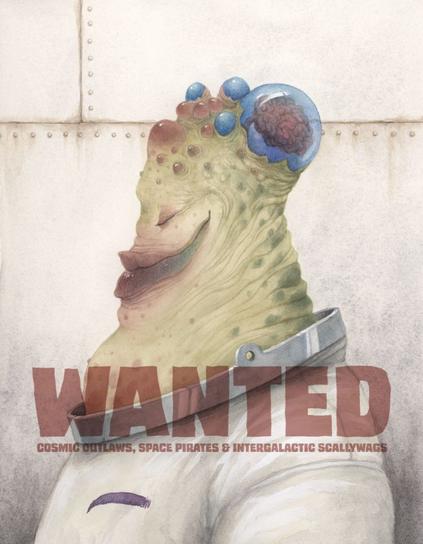 Image of a green alien which has a big satisfied grin on its face, looking to the left in profile. It has lots of pink and blue domes on its head, one of these is transparent and you can see his brain through it!

Synopsis: 
The universe is under great threat from gangs of unscrupulous and ruthless alien outlaws. It is up to you to track down these felons, both naughty and notable and bring them to justice! 


What is Admiral Pimpleneurker wanted for? Does Gorson Dust really smuggle flunch manure and wot weed? Why does Sandra at your local council office look so suspicious? What is a Zloppcumber and why is it illegal?


You will find out the important answers to these questions and more, in this comprehensive publication.