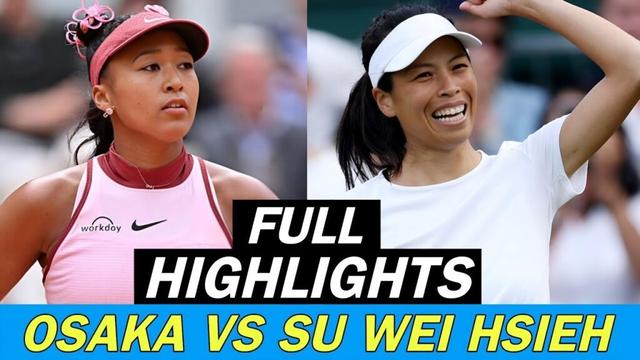 Naomi Osaka  大坂 なおみ vs Su Wei Hsieh Full Highlights | Insane Tennis Match (HD)