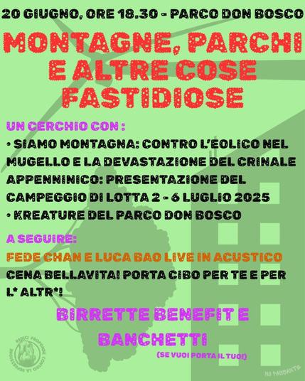 MONTAGNE PARCHI E ALTRE COSE FASTIDIOSE