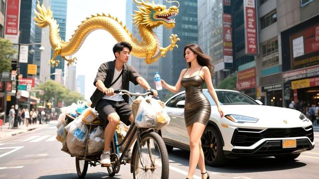 收破爛的窮小子救下被下藥的美女總裁，他一夜七次讓她著迷，徹底愛上了他，窮小子從此人生逆襲！ 🚀#男頻#窮小子逆襲#爽文#爽爆短劇