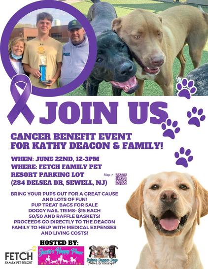 Cancer Awareness and Fundraiser for the Deacon Family poster
