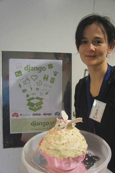 Elena in DjangoGirls Brisbane