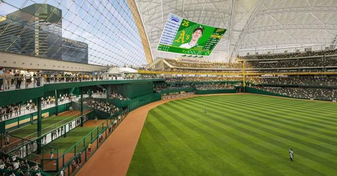 They’re holding a groundbreaking ceremony in Las Vegas... but that doesn’t mean the A’s stadium gets built