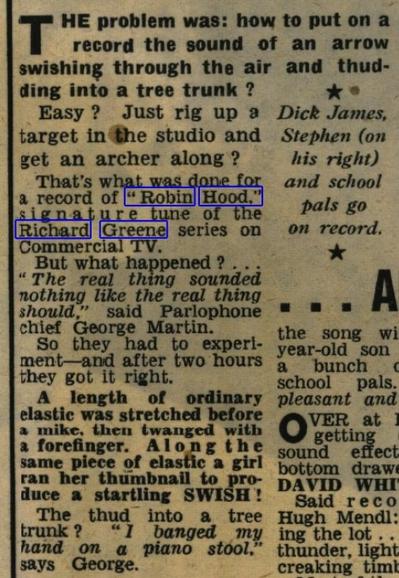 Newspaper clipping