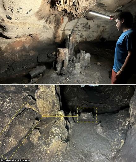 Over 100 prehistoric structures uncovered in Cova Dones cave, Spain

Archaeologists have uncovered more than 100 prehistoric speleofacts—stalagmites that had been intentionally broken, moved, or reassembled by humans—inside Cova Dones, a cave in Millares, Valencia. The discovery places the site among the most significant in Europe for prehistoric use of underground areas, second only to the Saint-Marcel cave in France.

The researchers confirmed at least 100 of these formations in different sections of the cave. That many of the fractures also show calcite regrowth is strong evidence that the modifications occurred in prehistoric times, even though precise dating is still ongoing...