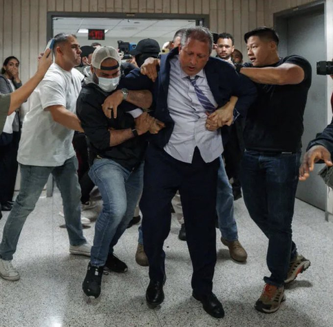 Lander is assaulted by ICE agents: