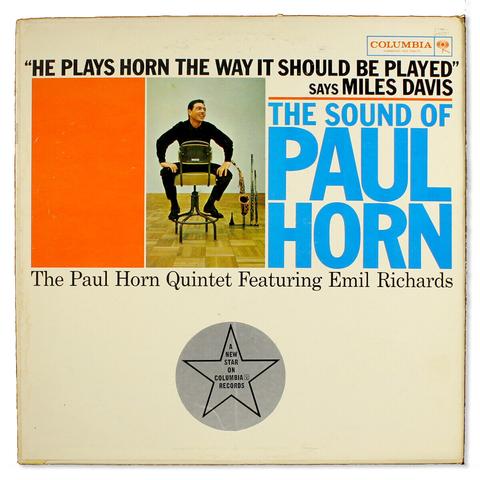 The Sound of Paul Horn LP cover