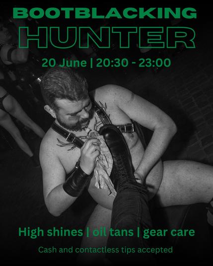 Bootblack stand at Hunter