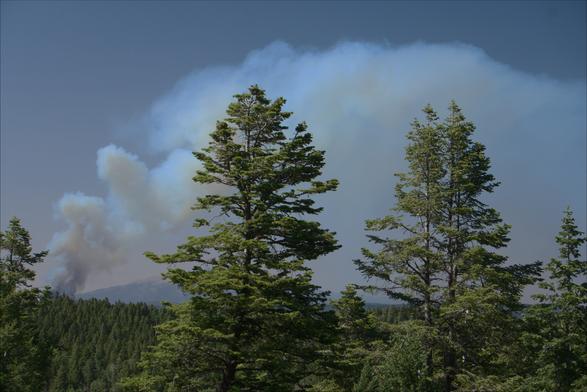 4PM ... dramatic fire growth in just 30 minutes.