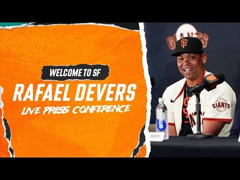 Giants Welcome Rafael Devers to San Francisco | Live Press Conference