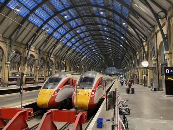 Arriving in London King‘s Cross