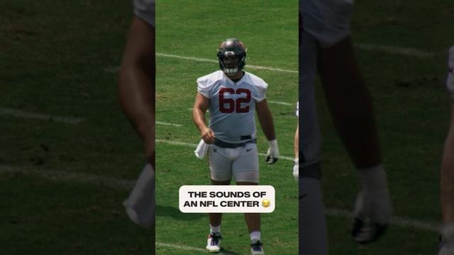 An NFL center's favorite word... HUDDLE! 🗣️ #football #team #teammates #oline #buccaneers #nfl
