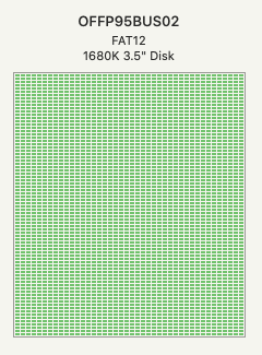 Screenshot of Applesauce information on about a 1680k formatted floppy disk.