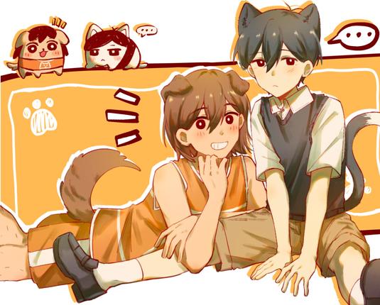 Dogboy Kel and catboy Sunny