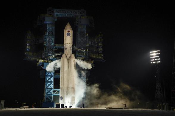 Image of Angara A5/Briz-M launch vehicle at 35/1 launch site, scheduled for 2025-06-19 03:00