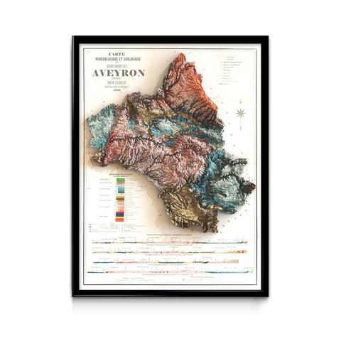 carte de l'aveyron
