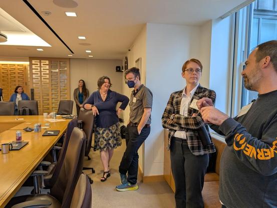 Attendees & CURIOSS members at the 'Building Open Source Capacity Workshop'