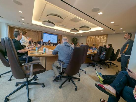 Attendees & CURIOSS members at the 'Building Open Source Capacity Workshop'