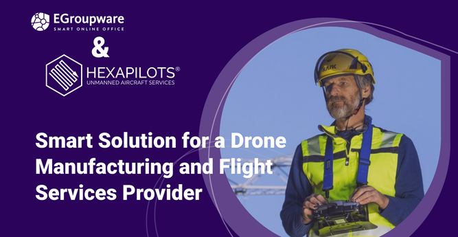 Smart Software Solution for a Drone Manufacturing and Flight Service Provider: EGroupware Smart Online Office