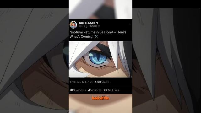 Naofumi Returns in Season 4 – Here’s What’s Coming! ⚔️ 3 #animeedit #anime