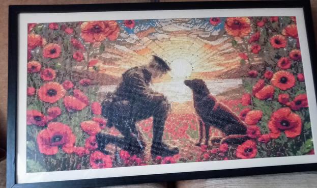 Diamond Art, WW1 soldier