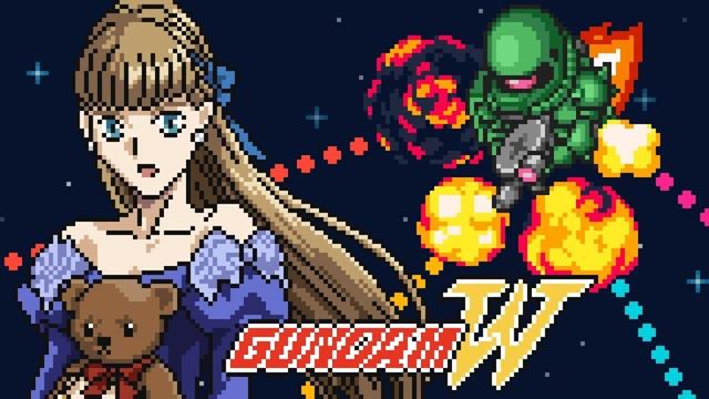 [8bit] 新機動戦記ガンダムW OP1 - JUST COMMUNICATION / TWO-MIX | ファミコン・シューティングゲーム風 Gundam Wing
