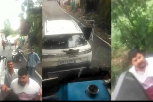 बस चालक धमकी