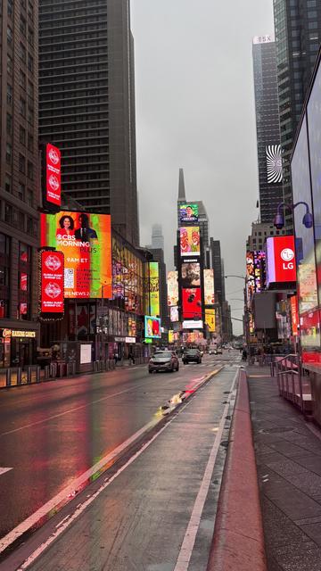 A view of Times Square