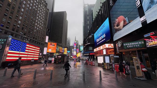 A view of Times Square