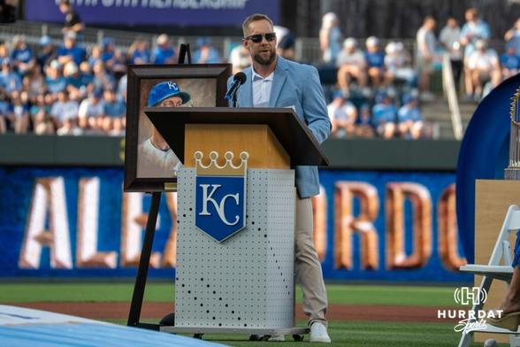 Former Husker Alex Gordon Inducted Into Royals Hall of Fame