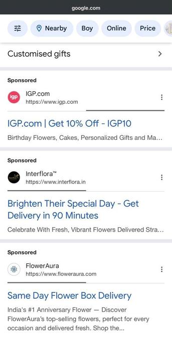 Google Ads is testing a new horizontal line half-filled in design
