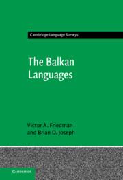 Title page of The Balkan Languages book