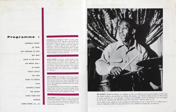 1960 - Art Blakey and the Jazz Messengers - Anvers / Antwerpen & Bruxelles / Brussels