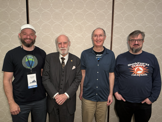 Vint Cerf at SharkFest’25 US!