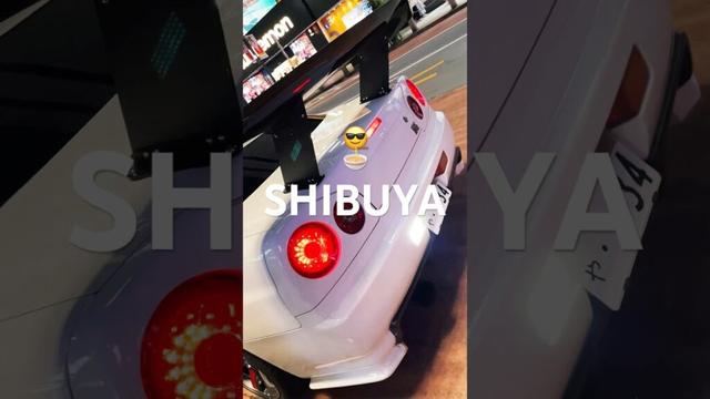 Hi!! SHIBUYA #shorts #shibuya #tokyo #japan #travel #relaxing #gtr