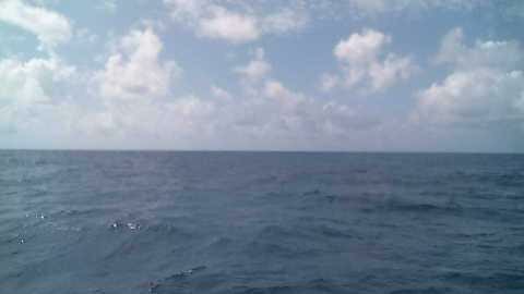 This is an image captured by a buoy floating at sea.