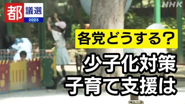 都議選2025 少子化対策で各党どうする？候補者にもアンケート 東京の現状・課題を詳しく - nhk.or.jp