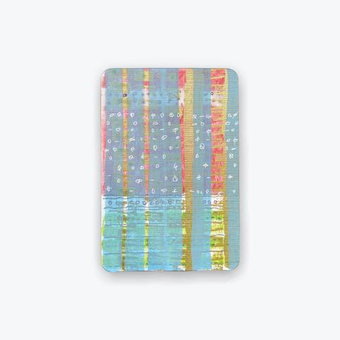 Postcard sized drawing with rounded corners. Abstract