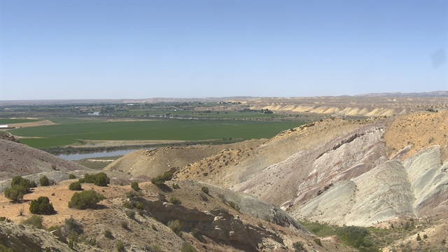 View from West Entrance Looking Southwest, Dinosaur National Monument