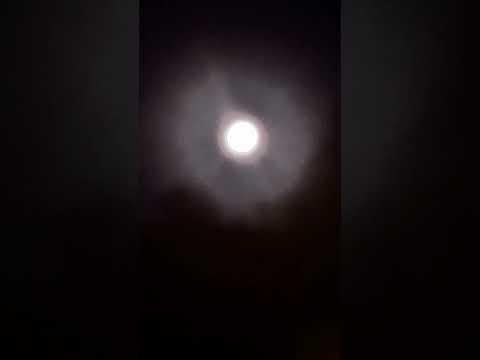 The moon's been extra... bouncy the past three nights in a row; it appears to keep making the sign of the cross?