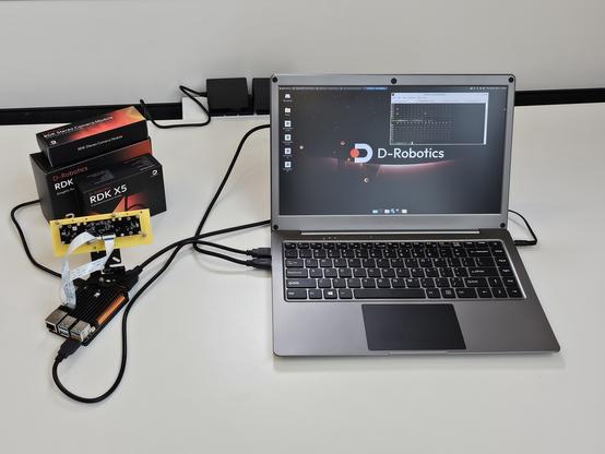 the D-Robotics RDK X5 with stereo camera module plus CrowView Note