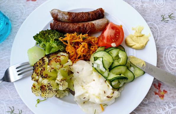 Das Essen ist serviert